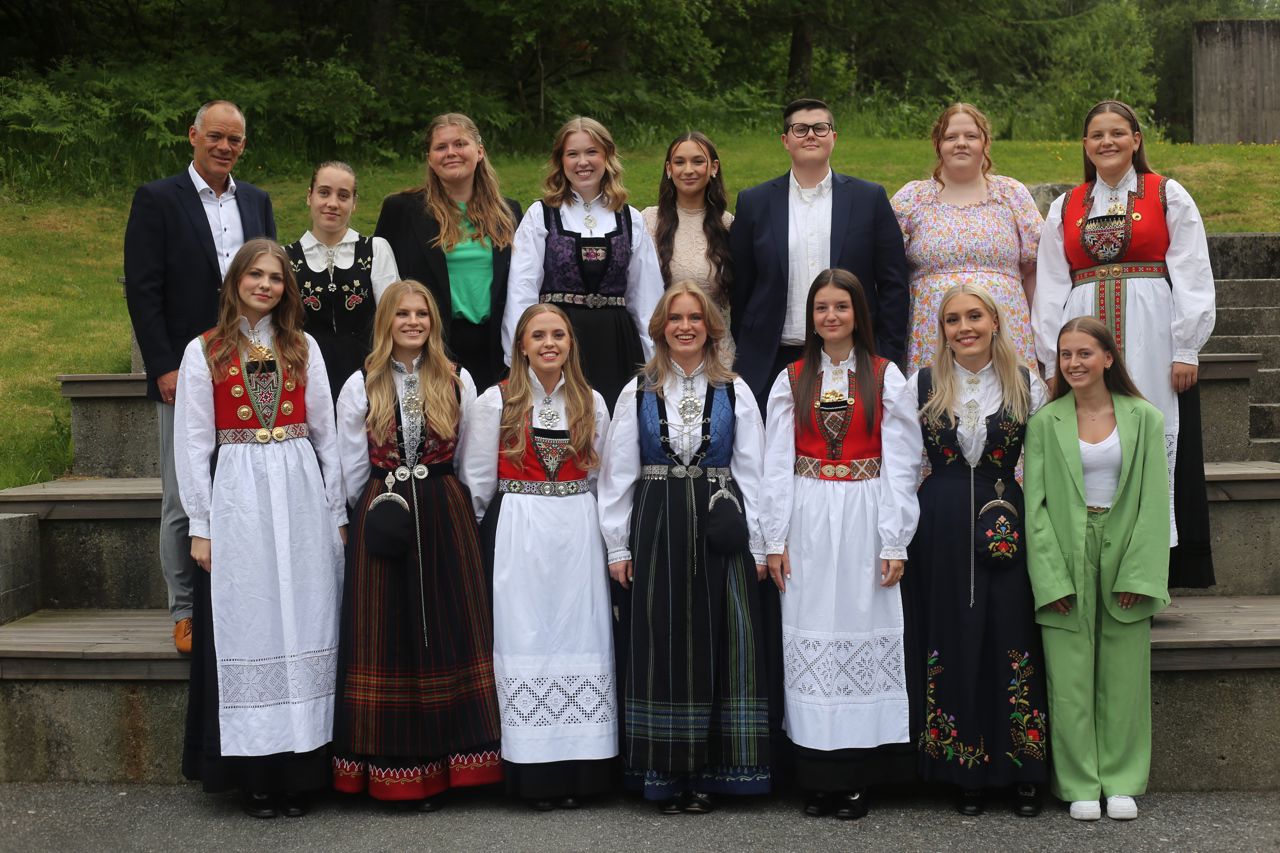 Klassebilde av elevane i 3BUAA